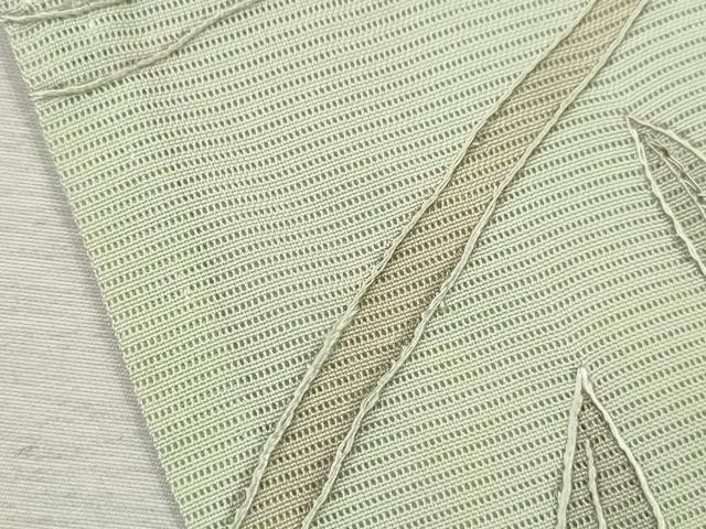平和屋着物＊夏物　中国三大刺繍　スワトウ刺繍　相良刺繍　蘇州刺繍　訪問着　絽　草花文　暈し染め　正絹　逸品　CABK6777ze