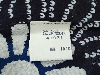 平和屋着物∴夏物　浴衣　注染　枝花文　日本製　手縫い　綿　逸品　CABK6790ze