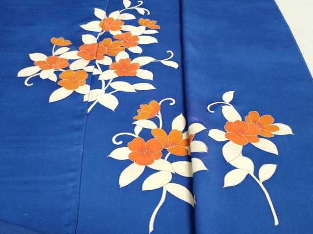 平和屋着物▼付下げ　反物　着尺　刺繍　花唐草文　金彩　逸品　未使用　DABJ4649zy