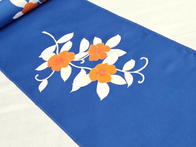 平和屋着物▼付下げ　反物　着尺　刺繍　花唐草文　金彩　逸品　未使用　DABJ4649zy