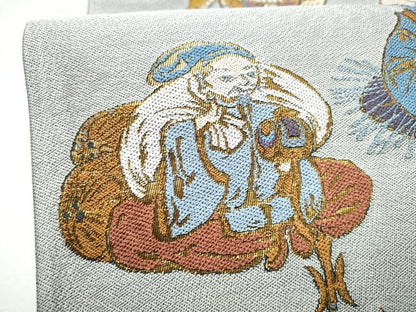 平和屋着物●六通柄袋帯 七福神 金糸 正絹 逸品 未使用 CABL5088hy