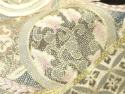 平和屋着物■豪華黒留袖　駒刺繍　花丸文　金彩　正絹　逸品　DABJ4394cd