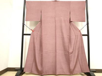 平和屋着物▽江戸小紋　単衣　両面染　寄せ小紋柄　正絹　逸品　DABJ4449cd