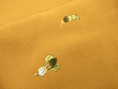 平和屋着物▼訪問着　総刺繍　成り物　正絹　逸品　DABJ7048fe