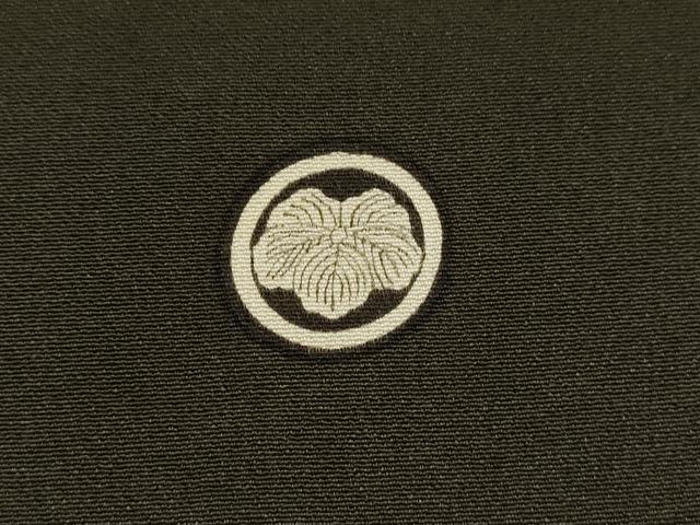 平和屋着物▼豪華黒留袖　総刺繍　唐獅子　銀糸　正絹　逸品　DABJ7059fe