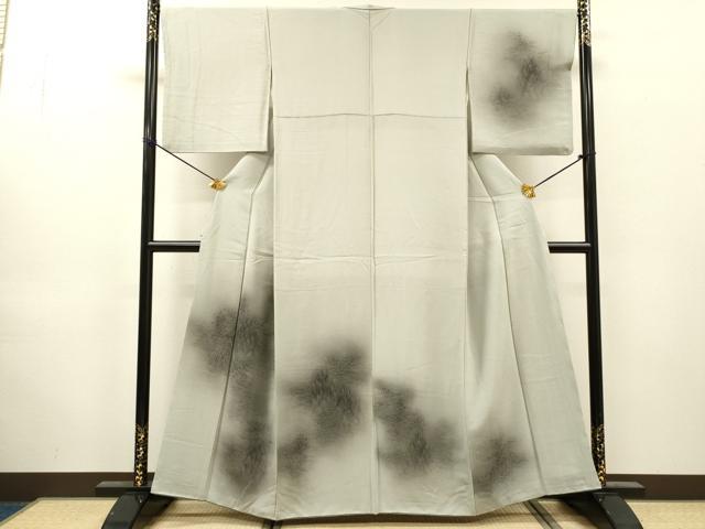 平和屋着物▼訪問着　手描き　樹林文　暈し染　正絹　逸品　DABJ7079fe