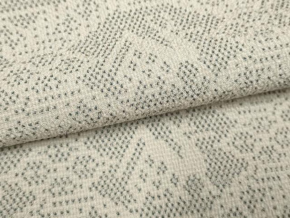 平和屋着物▽本塩沢　単衣　有栖川文様　ロング丈　正絹　逸品　DABJ4488cd