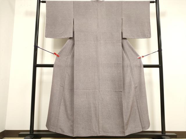 平和屋着物▽小紋師　宍戸陵　江戸小紋　単衣　鮫小紋柄　正絹　逸品　未使用　DABJ4487cd