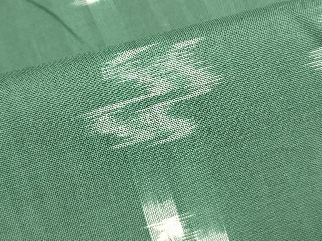 平和屋着物▽綿琉球　小紋　単衣　琉球絣文様　綿　DABJ4496cd