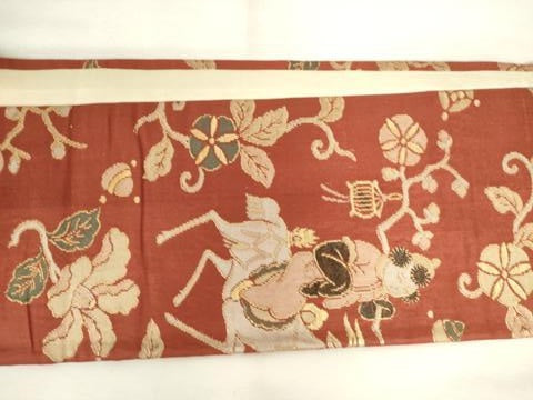平和屋着物◎つけ帯　唐織　唐子　金糸　正絹　逸品　AABL9287wj