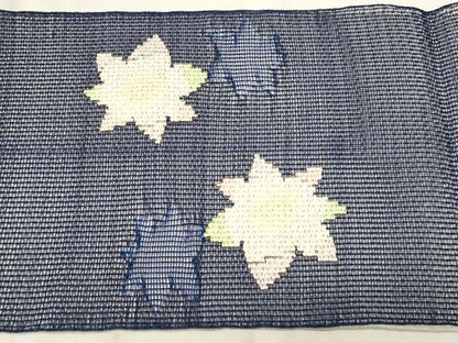 平和屋着物＊夏物　八寸名古屋帯　羅　楓　正絹　逸品　CABL7579fb