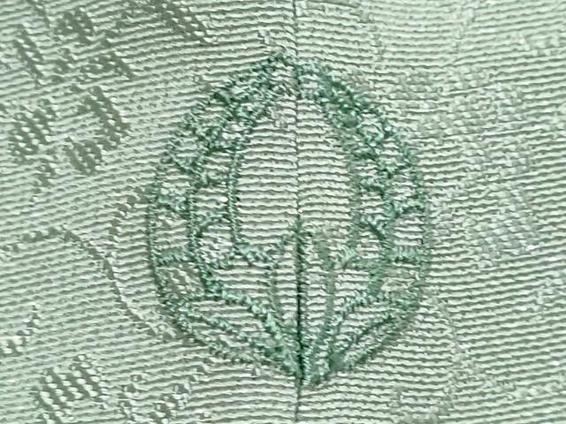 平和屋着物●螺鈿作家　甲斐泰造　色留袖　螺鈿　枝梅文　金彩　銀通し地　健勝苑扱い　正絹　逸品　DABI9828ud