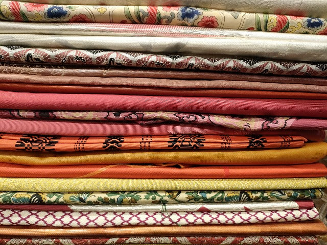 平和屋本店■名古屋帯 まとめて100点 孔雀 花柄 楽器 手描き 刺繍 金彩 金銀糸 など 着用可能多数 未使用品あり 全て正絹 se0007