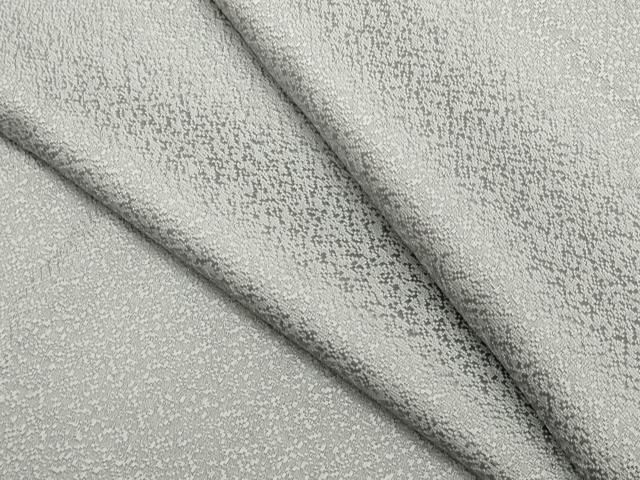 平和屋着物▽上質な色無地　単衣　霞地紋　薄梅鼠色　正絹　逸品　DABK1057cd
