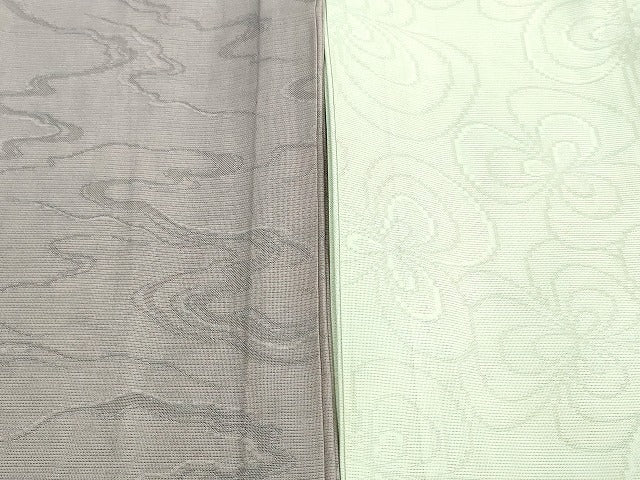 平和屋本店■夏物 色無地 絽 紗 まとめて20点 花柄 竜田川文様 縦絽 紋紗 着用可能多数 全て正絹 se4234