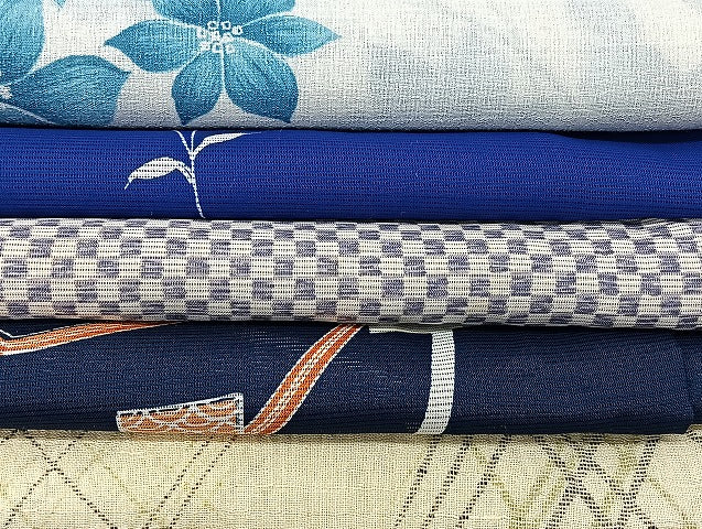平和屋着物■夏物 小紋 絽 紗 洗える着物 まとめて20点 蝶 花柄 着用可能多数 mmm1426