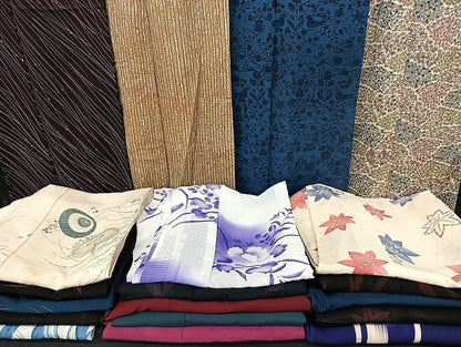平和屋着物■夏物 小紋 絽 紗 まとめて20点 鳥 花柄 縦絽 暈し染め 銀彩 着用可能多数 全て正絹 mmm1433