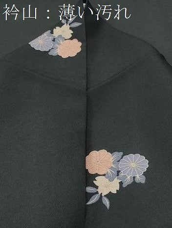 平和屋着物■小紋　草花文　洗える着物　CABL7205fb
