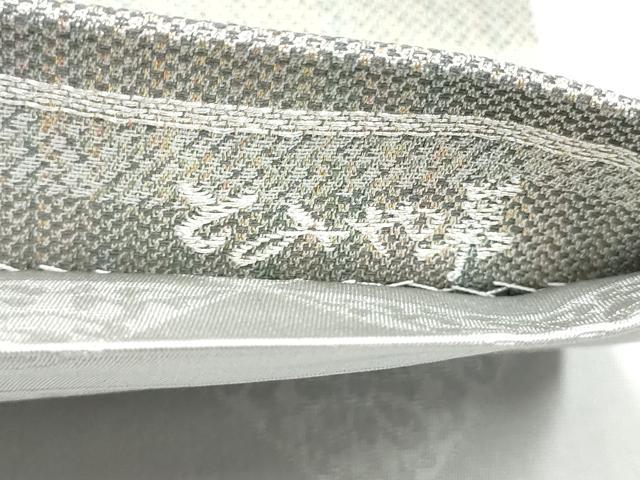 平和屋着物●西陣　とみや織物謹製　とみや帯　全通柄袋帯　横段花唐草文　銀糸　正絹　逸品　CABL9886hy