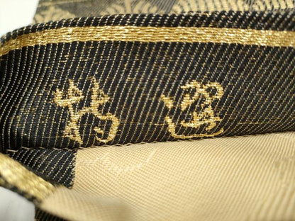 平和屋着物●六通柄袋帯　作家物　辻が花　金糸　正絹　逸品　CABL9923hy