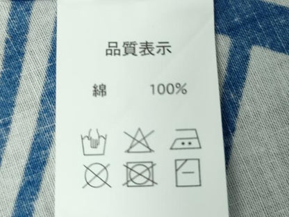 平和屋着物∴夏物　浴衣　幾何学文　綿　逸品　DABK1106cd