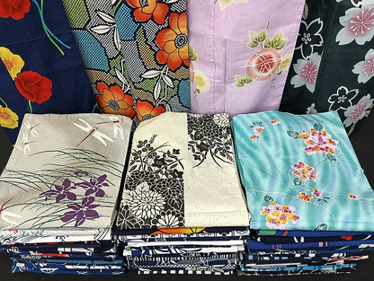 平和屋着物■浴衣 まとめて 45点 蜻蛉 朝顔 紫陽花 花柄 綿紅梅 注ぎ染め 暈し染め など 着用可能多数 未使用品あり mmm1463
