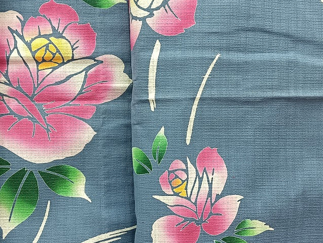 平和屋着物■浴衣 まとめて 45点 朝顔 菖蒲 薔薇 花柄 しじら織 注ぎ染め など 着用可能多数 未使用品あり mmm1464