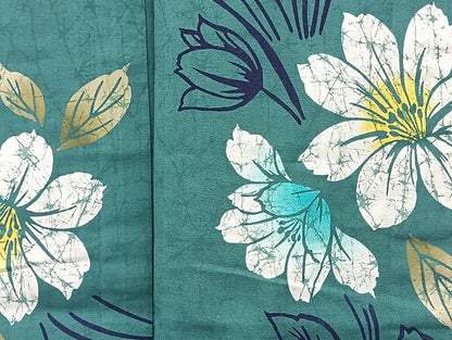 平和屋着物■浴衣 まとめて 45点 花柄 綿絽 注ぎ染め 型染め 金彩 など 着用可能多数 未使用品あり mmm1461