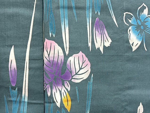 平和屋着物■浴衣 まとめて 45点 金魚 蝶 紫陽花 菖蒲 向日葵 花柄 注ぎ染め など 着用可能多数 未使用品あり mmm1471