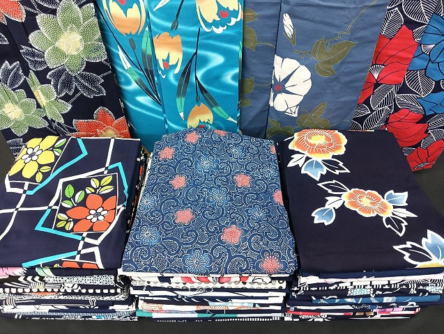 平和屋着物■浴衣 まとめて 45点 朝顔 花柄 注ぎ染め 暈し染め など 着用可能多数 未使用品あり mmm1467