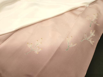 平和屋着物■豪華色留袖　作家物　駒刺繍　群鶴　暈し染め　金彩　正絹　逸品　CABM0842oy