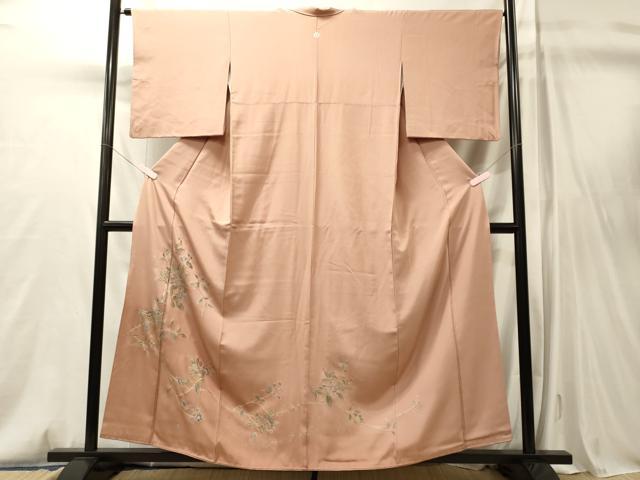 平和屋着物■豪華色留袖　枝花文　暈し染め　金銀彩　正絹　逸品　CABM0846oy