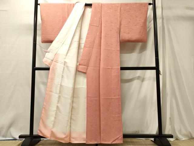 平和屋着物■江戸小紋　笹の葉地紋　鮫小紋柄　正絹　逸品　CABM0866oy