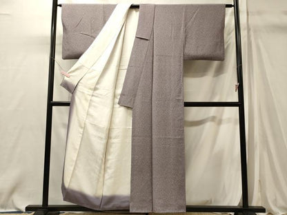 平和屋着物■上質な小紋　霞文　正絹　逸品　CABM0868oy