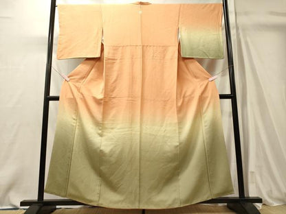 平和屋着物■訪問着　霞文　暈し染め　正絹　逸品　CABM0878oy