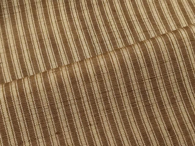 平和屋着物■上質な紬　縞　正絹　逸品　CABM0857oy