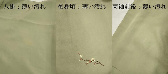 平和屋着物■訪問着　飾花文　暈し染め　正絹　逸品　DABK3033qa