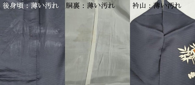 平和屋着物■訪問着　駒刺繍　冊子花文　金彩　正絹　逸品　DABK3053qa