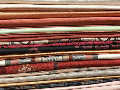 平和屋着物■名古屋帯 まとめて100点 鳥 蝶 更紗 花柄 立波 正倉院 刺繍 金銀糸 など 着用可能多数 未使用品あり 全て正絹 mmm1475
