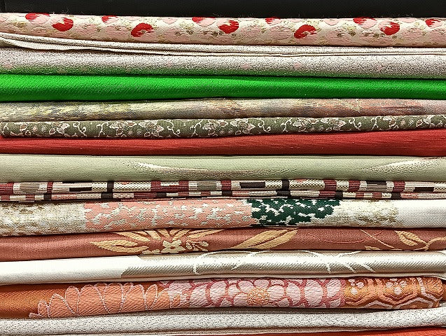 平和屋着物■名古屋帯 まとめて100点 薔薇 花柄 正倉院 刺繍 金銀糸 など 着用可能多数 未使用品あり 全て正絹 mmm1476