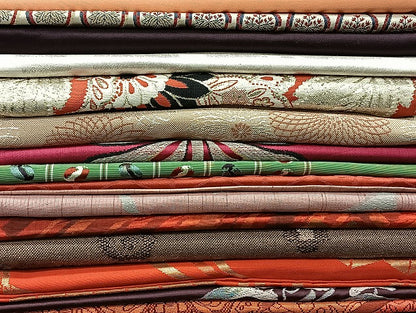 平和屋着物■名古屋帯 まとめて100点 薔薇 花柄 正倉院 刺繍 金銀糸 など 着用可能多数 未使用品あり 全て正絹 mmm1476