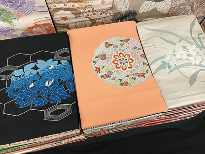 平和屋着物■名古屋帯 まとめて100点 薔薇 花柄 正倉院 刺繍 金銀糸 など 着用可能多数 未使用品あり 全て正絹 mmm1476