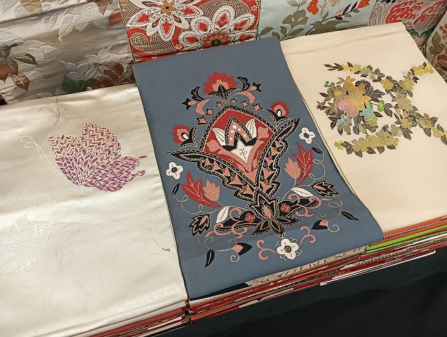 平和屋着物■名古屋帯 まとめて100点 鳥 蝶 更紗 花柄 立波 正倉院 刺繍 金銀糸 など 着用可能多数 未使用品あり 全て正絹 mmm1475
