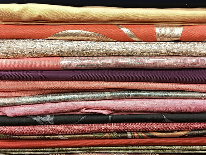 平和屋着物■名古屋帯 まとめて100点 蝶 花柄 駒刺繍 金銀糸 など 着用可能多数 未使用品あり 全て正絹 mmm1474