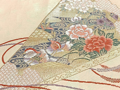 平和屋着物■名古屋帯 まとめて100点 鶴 鴛鴦 花柄 金銀糸 など 着用可能多数 未使用品あり 全て正絹 mmm1473