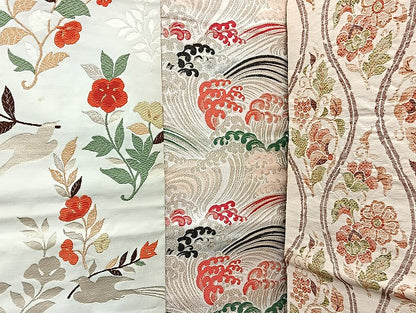 平和屋着物■名古屋帯 まとめて100点 鳥 蝶 更紗 花柄 立波 正倉院 刺繍 金銀糸 など 着用可能多数 未使用品あり 全て正絹 mmm1475