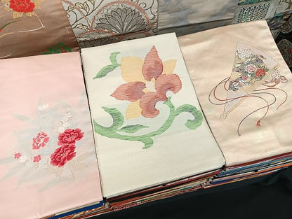 平和屋着物■名古屋帯 まとめて100点 鶴 鴛鴦 花柄 金銀糸 など 着用可能多数 未使用品あり 全て正絹 mmm1473