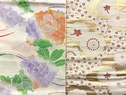 平和屋着物■名古屋帯 まとめて100点 薔薇 花柄 正倉院 刺繍 金銀糸 など 着用可能多数 未使用品あり 全て正絹 mmm1476