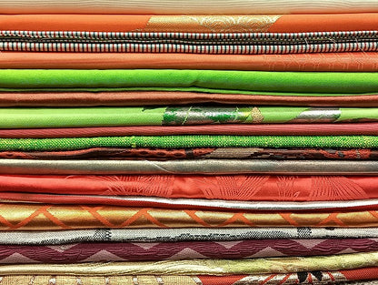 平和屋着物■名古屋帯 まとめて100点 鳥 蝶 更紗 花柄 立波 正倉院 刺繍 金銀糸 など 着用可能多数 未使用品あり 全て正絹 mmm1475