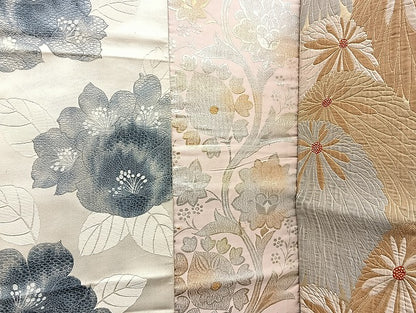 平和屋着物■名古屋帯 まとめて100点 薔薇 花柄 正倉院 刺繍 金銀糸 など 着用可能多数 未使用品あり 全て正絹 mmm1476